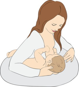 Breastfeeding Positions clutch or football hold